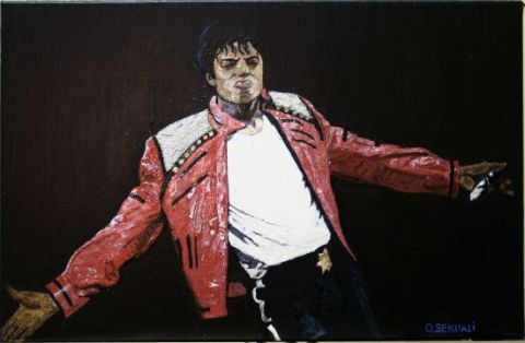MICHAEL JACKSON ROI DE LA POP - Peinture - olivier seknazi MICHAEL JACKSON ROI DE LA POP - Peinture - olivier seknazi