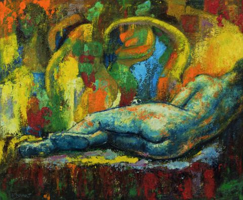 Les Poses - Peinture - PIERRE BRAULT Les Poses - Peinture - PIERRE BRAULT