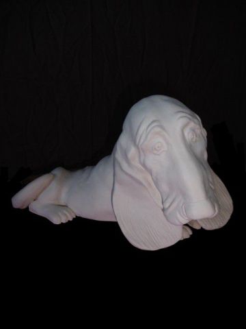 mon chien le basset - Sculpture - magique mon chien le basset - Sculpture - magique