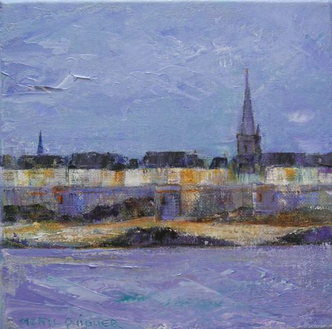 L'artiste Meryl QUIGUER - Saint Malo. (violet)