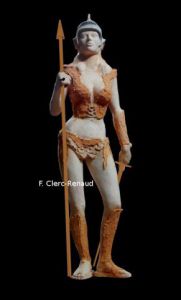 Sculpture de Clerc-Renaud: la guerrière