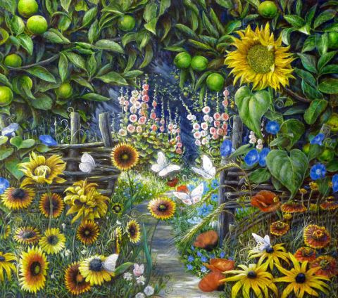 Jardin - Peinture - Alessandro Remi Jardin - Peinture - Alessandro Remi