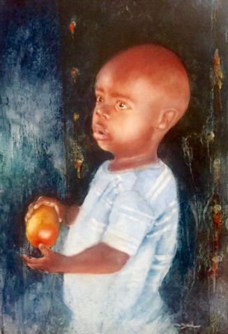 L'artiste nelly cougard - Enfant d'Afrique du Sud 