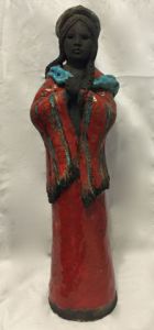 Sculpture de SANDRINE MESNIL: péruvienne 