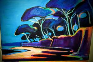 Peinture de pierre losa: plage a la ciotat