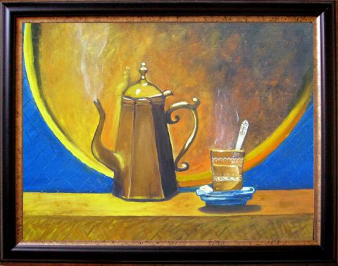 L'artiste Jackie MAIRE - Le thé