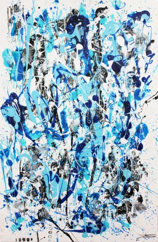 L'artiste Karine LANGEVIN KJL - MUR D'EAU L'artiste Karine LANGEVIN KJL - MUR D'EAU