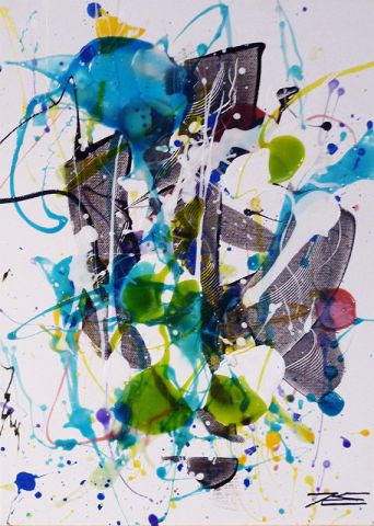 L'OISEAU BLEU - Peinture - Karine LANGEVIN KJL L'OISEAU BLEU - Peinture - Karine LANGEVIN KJL