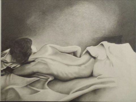 L'artiste Florence GOUDOT -  Odalisque endormie