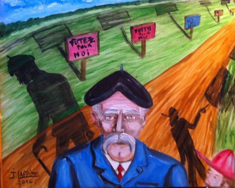 Papy Président - Peinture - LAFFITTE Jacky Papy Président - Peinture - LAFFITTE Jacky
