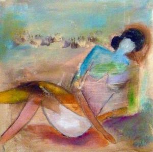 Peinture de soffya: Sur la plage