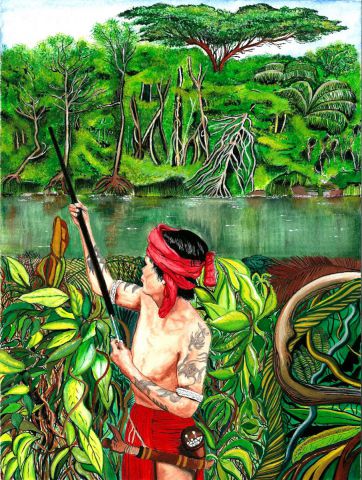L'artiste kirovana - Indonésie : en territoire Dayak