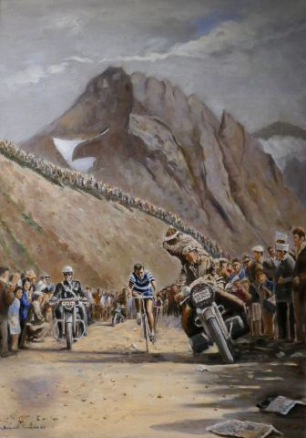 L'artiste chanu - Anquetil Tourmalet 63