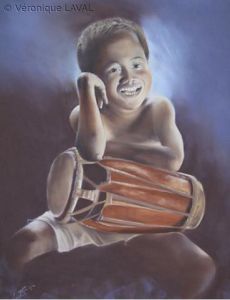 Voir cette oeuvre de Veronique LAVAL: L'enfant au Tam-tam