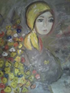 Voir cette oeuvre de Virginica: ,, La femme aux fleurs jaunes''