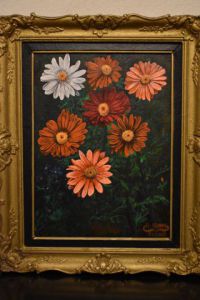 Voir le détail de cette oeuvre: peinture fleurs