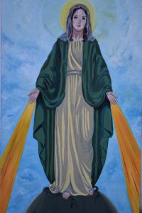 Voir le détail de cette oeuvre: peinture tableau saint marie