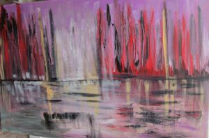 Peinture de iridium: le grand lac