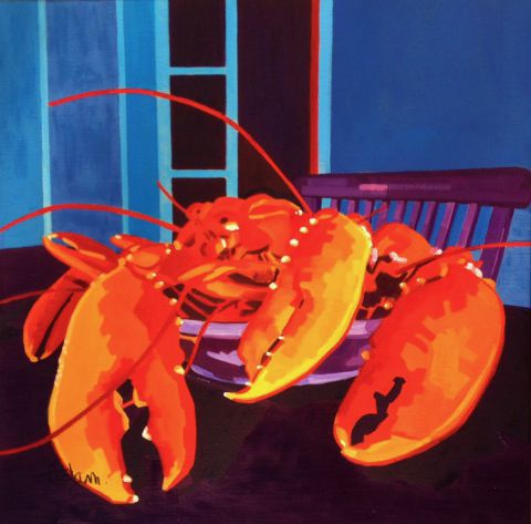Les homards - Peinture - adam brigitte Les homards - Peinture - adam brigitte