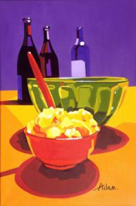 Peinture de adam brigitte: Le bol de mayonnaise