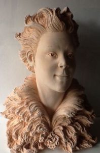 Sculpture de Fourmont Yves: Rose
