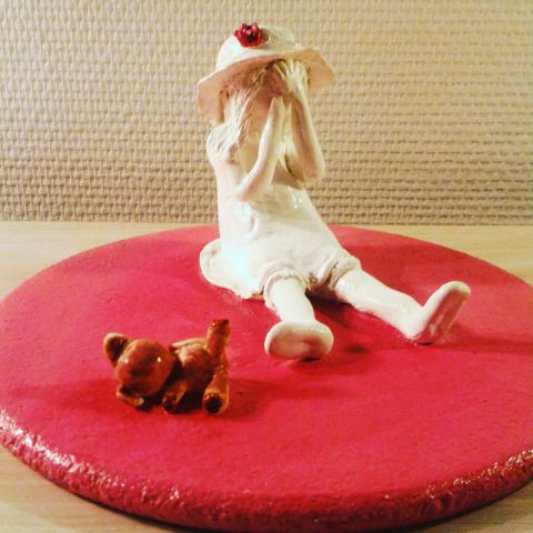 La larme à l'ours - Sculpture - Carole Dumas La larme à l'ours - Sculpture - Carole Dumas