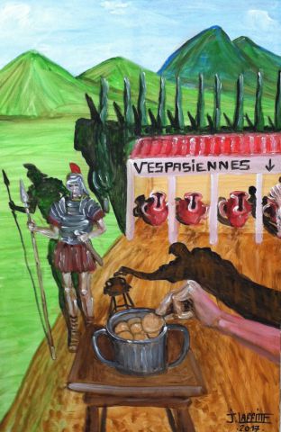 Vespasiennes - Peinture - LAFFITTE Jacky