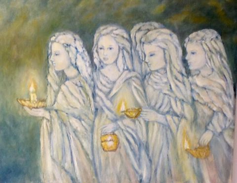 Les vierges sages - Peinture - Electre