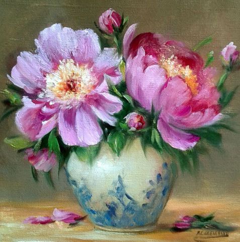 Pivoines jolies pivoine du mois de mai - Peinture - chrispaint-flowers Pivoines jolies pivoine du mois de mai - Peinture - chrispaint-flowers