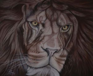 Voir cette oeuvre de Nibani: le lion 