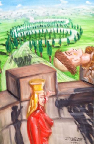 Les neiges d'antan - Peinture - LAFFITTE Jacky Les neiges d'antan - Peinture - LAFFITTE Jacky