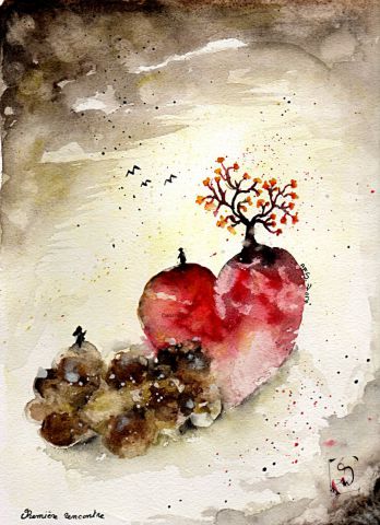 Première rencontre - Peinture - Dessine-moi un reve Première rencontre - Peinture - Dessine-moi un reve