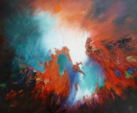 Voyage interstélaire - Peinture - LYN LENORMAND Voyage interstélaire - Peinture - LYN LENORMAND