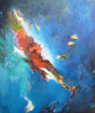 Planète - Peinture - LYN LENORMAND Planète - Peinture - LYN LENORMAND