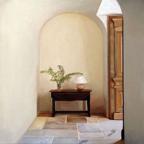 Intérieur N°49 - Peinture - Patrice Lannoy Intérieur N°49 - Peinture - Patrice Lannoy