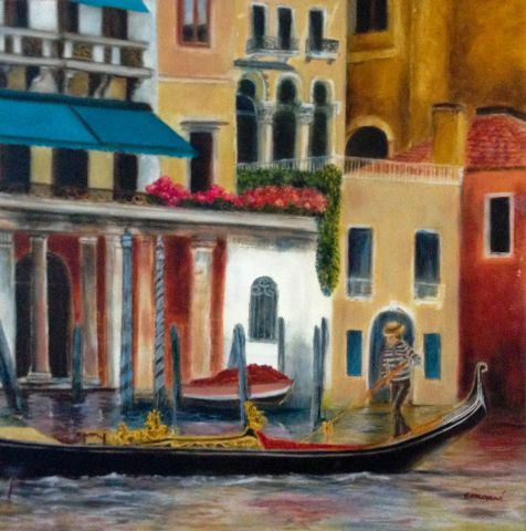 L'artiste nelly cougard - Venise