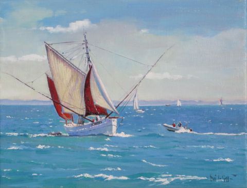 Thonier dundee - Peinture - Henri Le Goff Thonier dundee - Peinture - Henri Le Goff