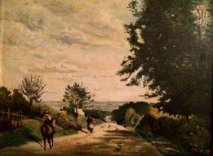 Voir le détail de cette oeuvre: Copie de la route de Sèvres de Jean-Baptiste Corot