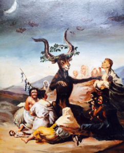 Voir cette oeuvre de Patgreen :  Copie des sorcières de Goya 