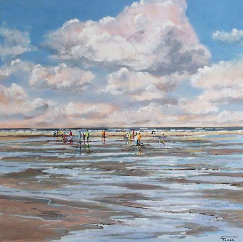 Les grandes marées - Peinture - DAVID FOUSSE