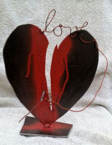 Sculpture de FabriceP61: Coeur brisé
