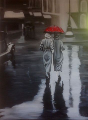 L'artiste KREA - Sous la pluie