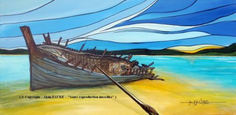 FORTUNE DE MER - Peinture - ALAIN FAURE FORTUNE DE MER - Peinture - ALAIN FAURE
