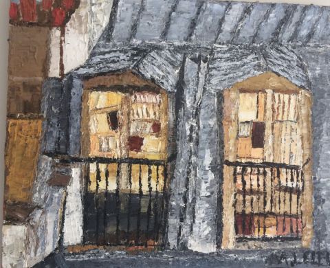 Fenêtres de Paris - Peinture - agnes59peintre Fenêtres de Paris - Peinture - agnes59peintre