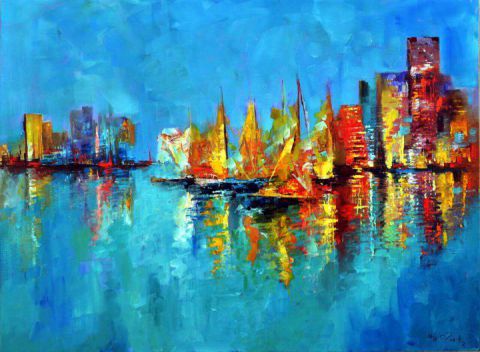 nuits ensoleillees - Peinture - nejib zneidi nuits ensoleillees - Peinture - nejib zneidi