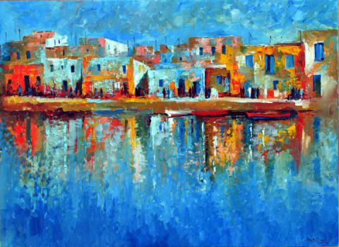 port en lumière - Peinture - nejib zneidi port en lumière - Peinture - nejib zneidi