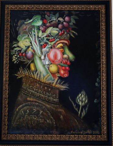 L'artiste GuyGuy - Arcimboldo Homme Fruits