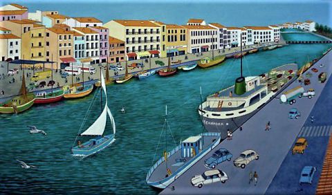 canal de SETE - Peinture - jean-marie arbonnier canal de SETE - Peinture - jean-marie arbonnier