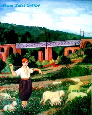 pont de Medjerda Souk Ahras.. - Peinture - Souk Ahras pont de Medjerda Souk Ahras.. - Peinture - Souk Ahras