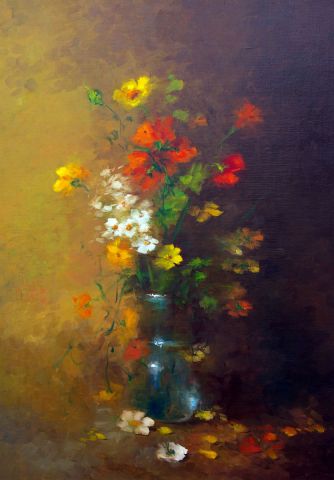 bouquet sauvage - Peinture - faouzizneidi